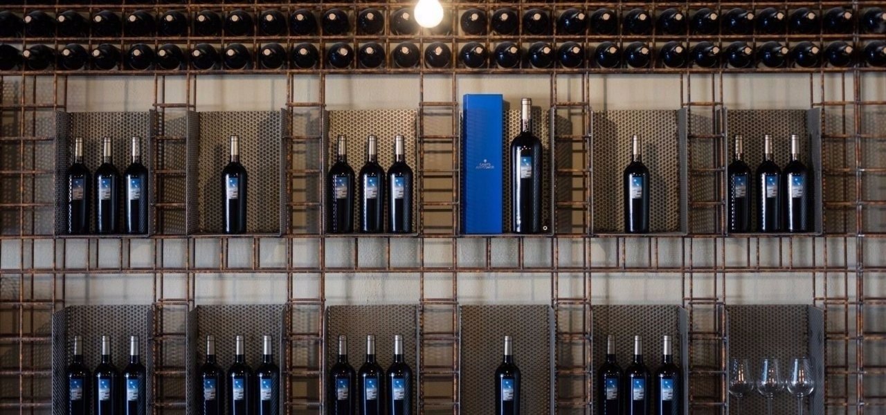 Wine bottles at Campo Alle Comete